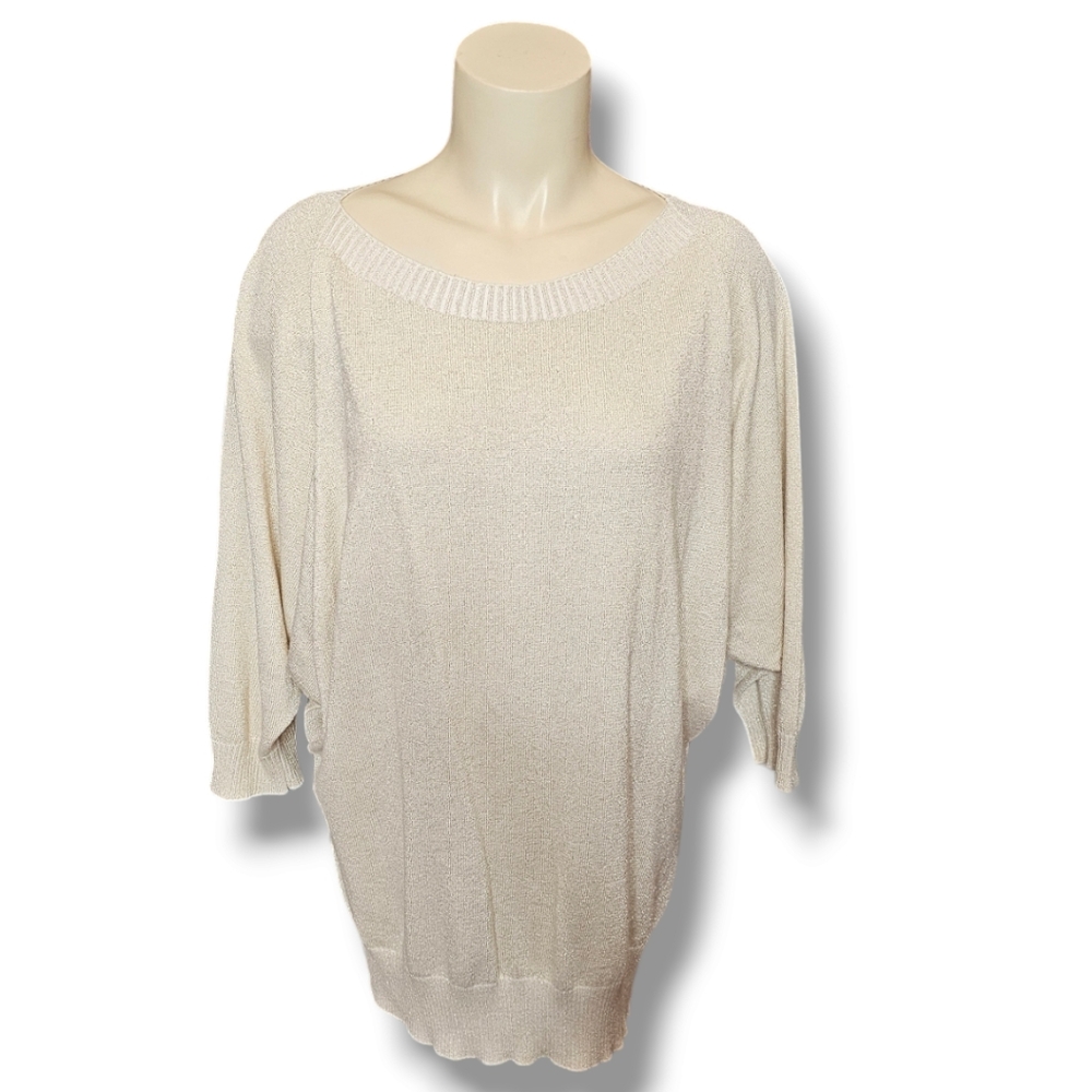 7th Avenue NY&Co. Light knit 3/4 bat wing sleeve  sweater. XL
